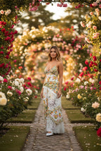 Flattering – Maxikleid mit Blumenmuster