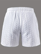 Lässige Herren Shorts Jacquard – Luftig und Elegant