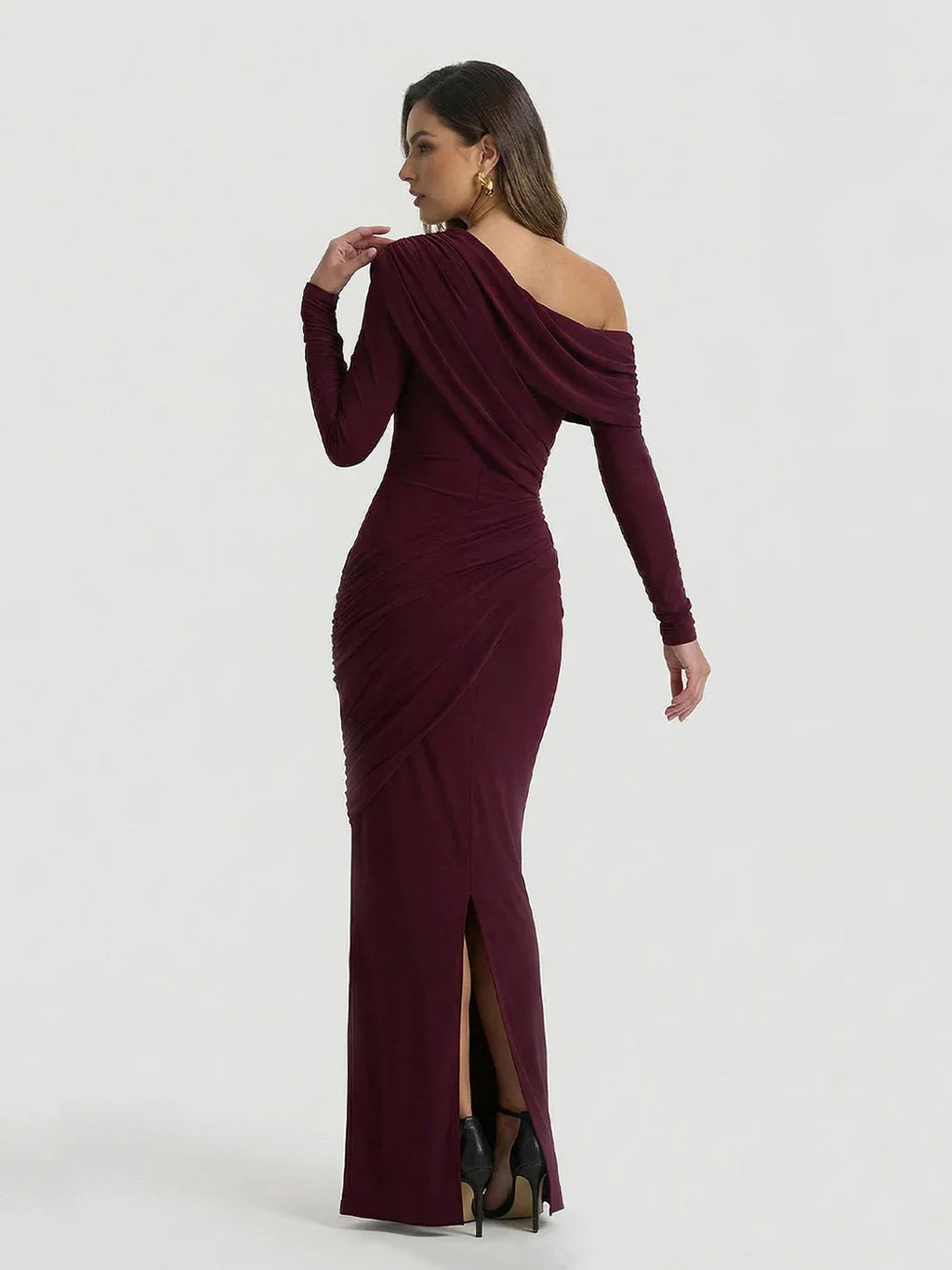 Asymmetric Elegantes Maxikleid