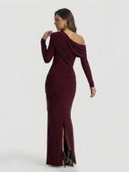 Asymmetric Elegantes Maxikleid