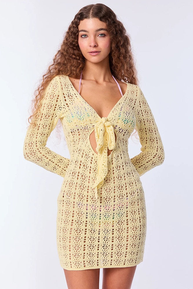 Kleid mit Bindedetail