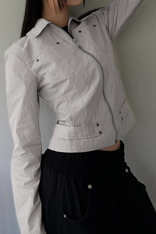 Jacke mit Reißverschluss