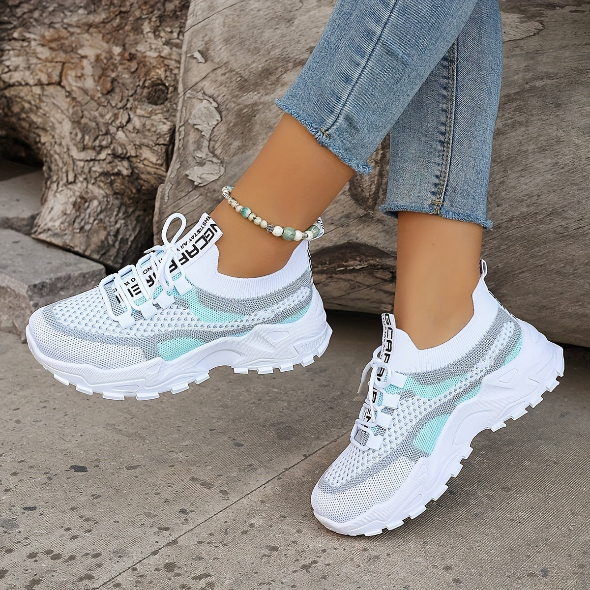 Damen Freizeit Sneakers - Flexibel und Atmungsaktiv für den Alltag
