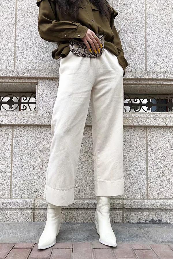 Wide-Leg-Jeans für Damen
