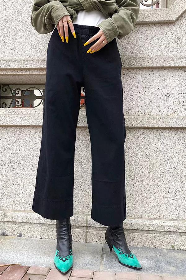Wide-Leg-Jeans für Damen