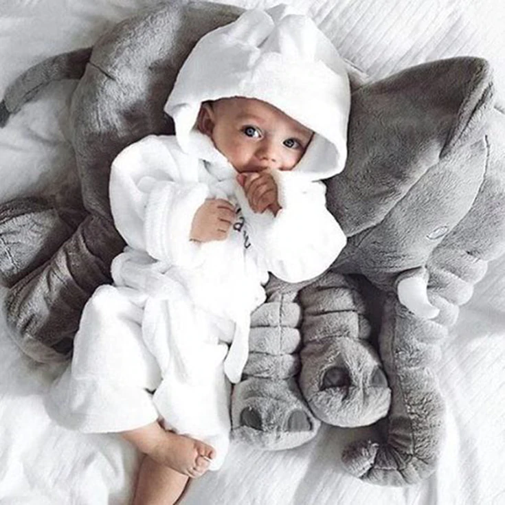 Elephant Snuggle Baby Kissen – Weich, Kuschelig und Bequem