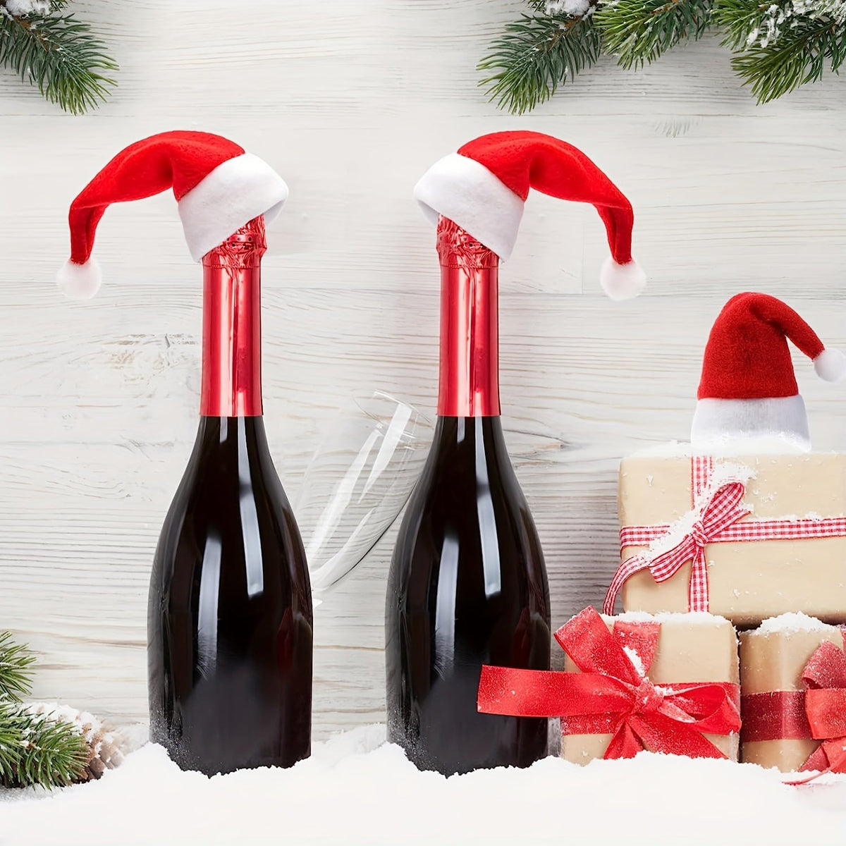 Weihnachtsmann-Hüllen Set – Ideal für einen festlichen Tisch