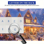 Winterliche Verzauberung Puzzle: Genieße die festliche Stimmung