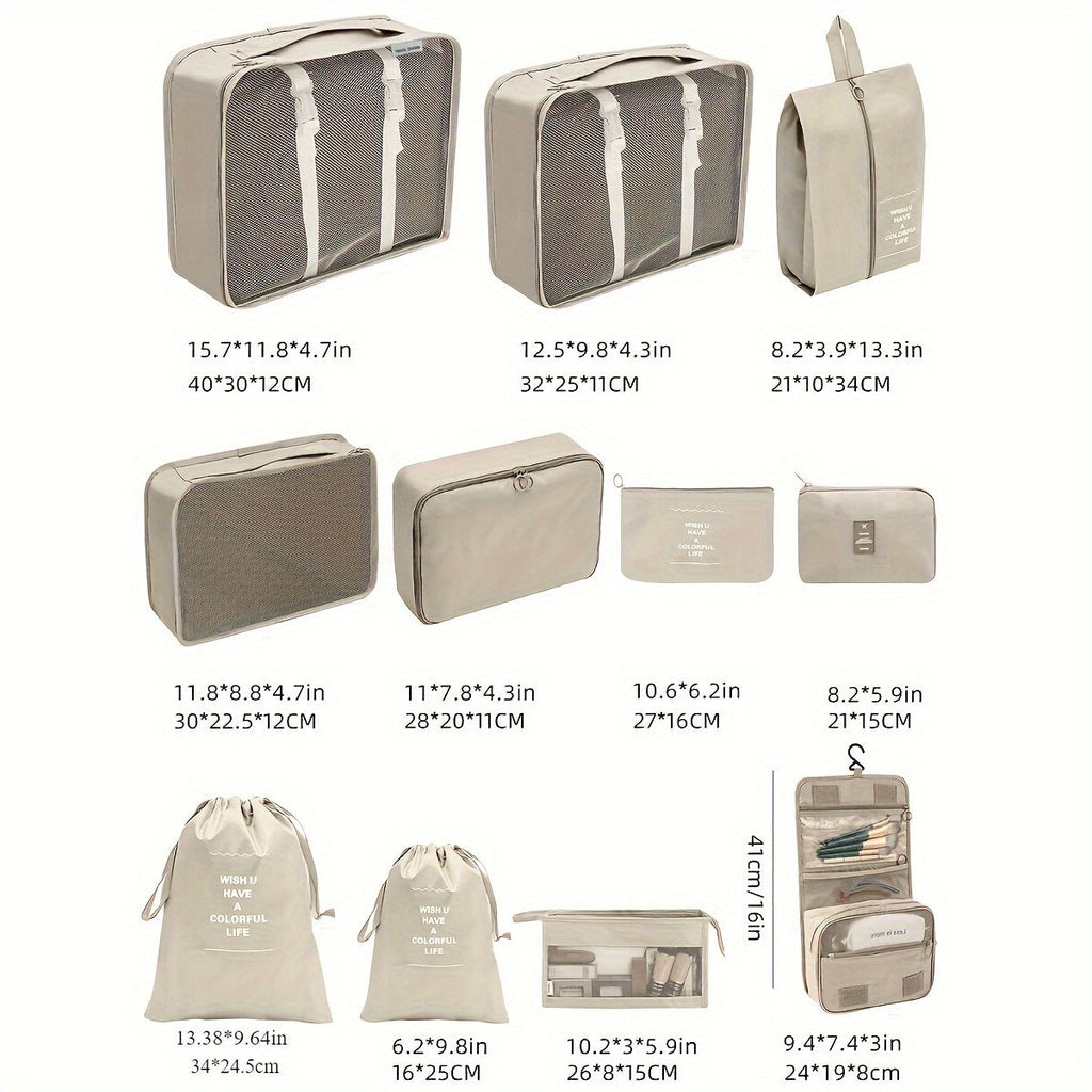 PackMate 11-teiliges Verpackungswürfel-Set: Organisiere Dein Gepäck