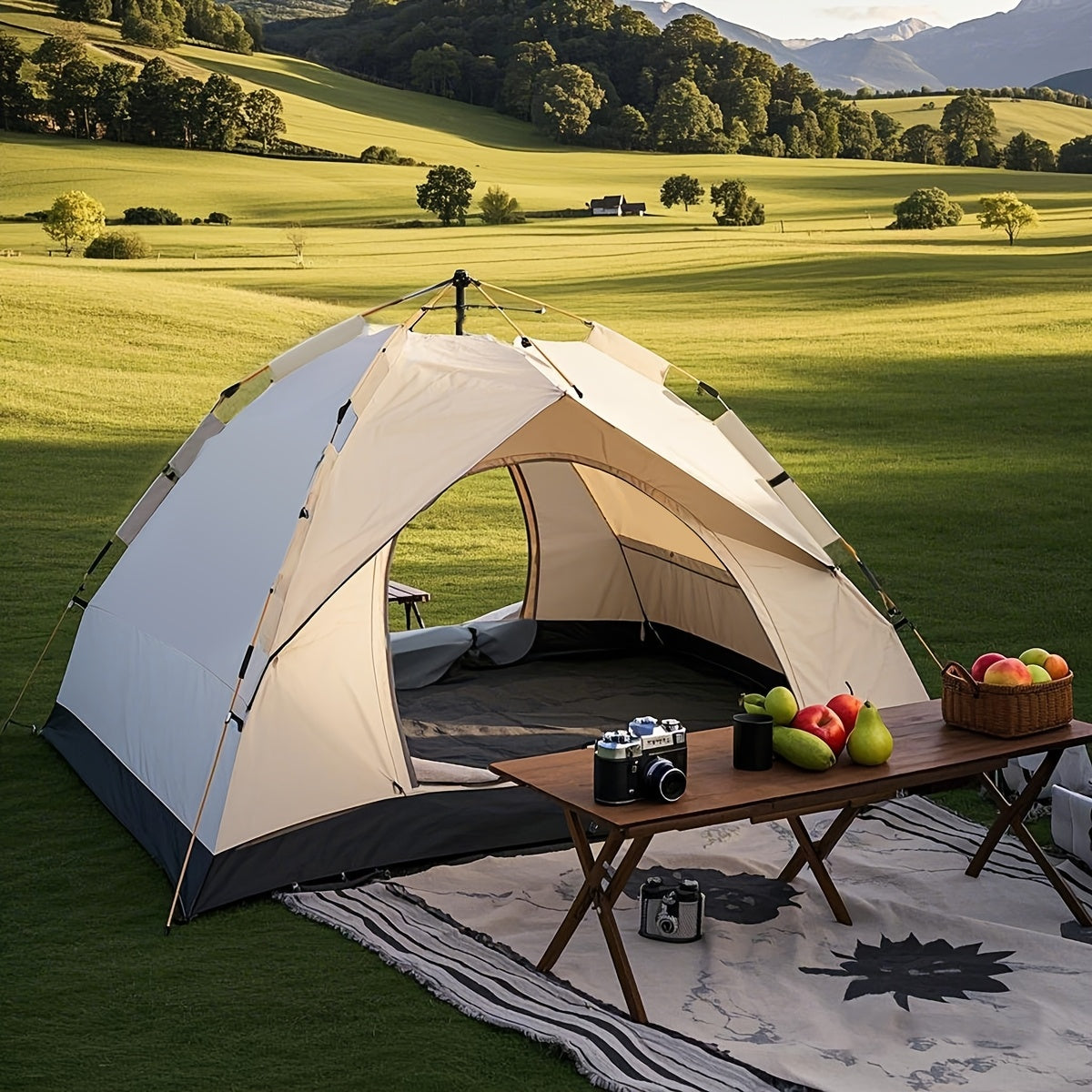 Automatisches Zusammenklappbares Campingzelt – Bequem und Langlebig für Außenabenteuer
