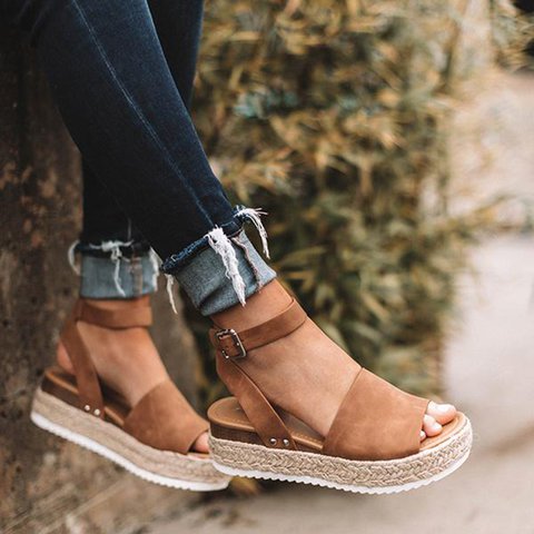 Damen Plattform Espadrille Sandalen – Stilvolles sowie bequemes Sommer-Schuhwerk
