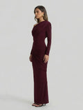 Asymmetric Elegantes Maxikleid