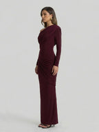 Asymmetric Elegantes Maxikleid