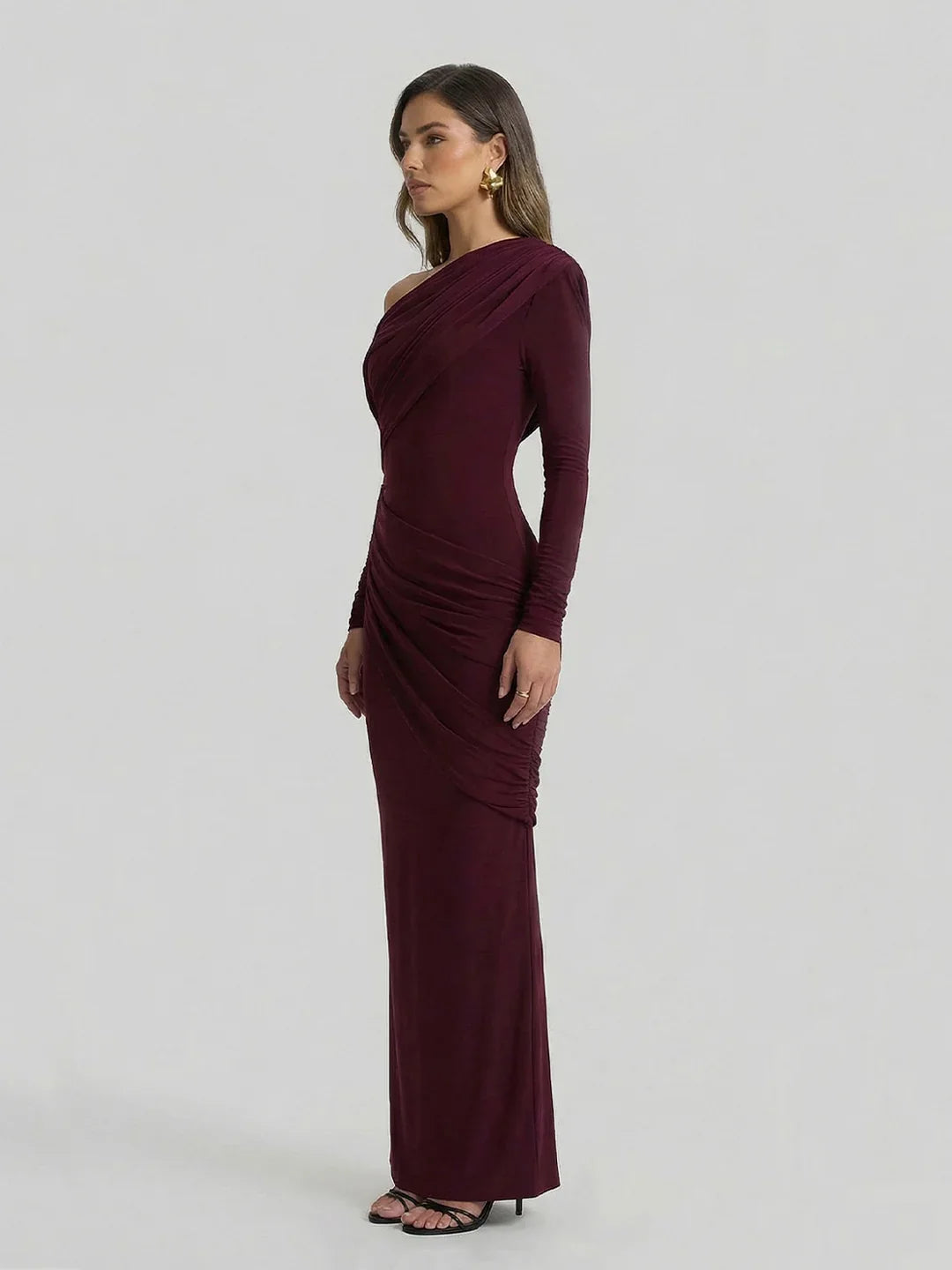 Asymmetric Elegantes Maxikleid