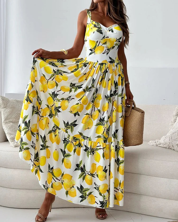 Sommerliches Maxikleid - Leicht sowie fließend