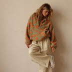 Gemütliches Blüten-Fleece