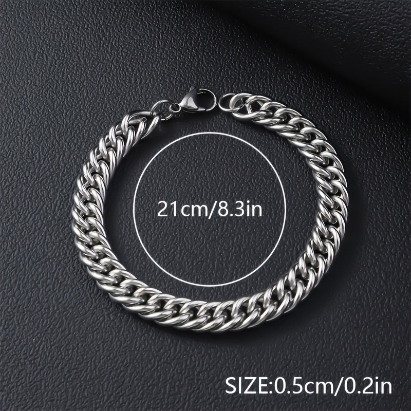 UrbanSteel Armbandenset – Cool und Modisch für Herren