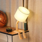 Moderne Holz Tischlampe – Flexibles Design sowie Stimmungsvolle Beleuchtung