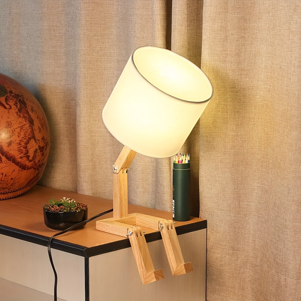 Moderne Holz Tischlampe – Flexibles Design sowie Stimmungsvolle Beleuchtung