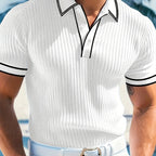 Herren Polo-Shirt mit kurzen Ärmeln – Bequem und elegant für den Sommer