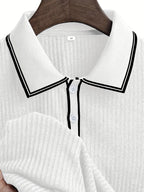 Herren Polo-Shirt mit kurzen Ärmeln – Bequem und elegant für den Sommer