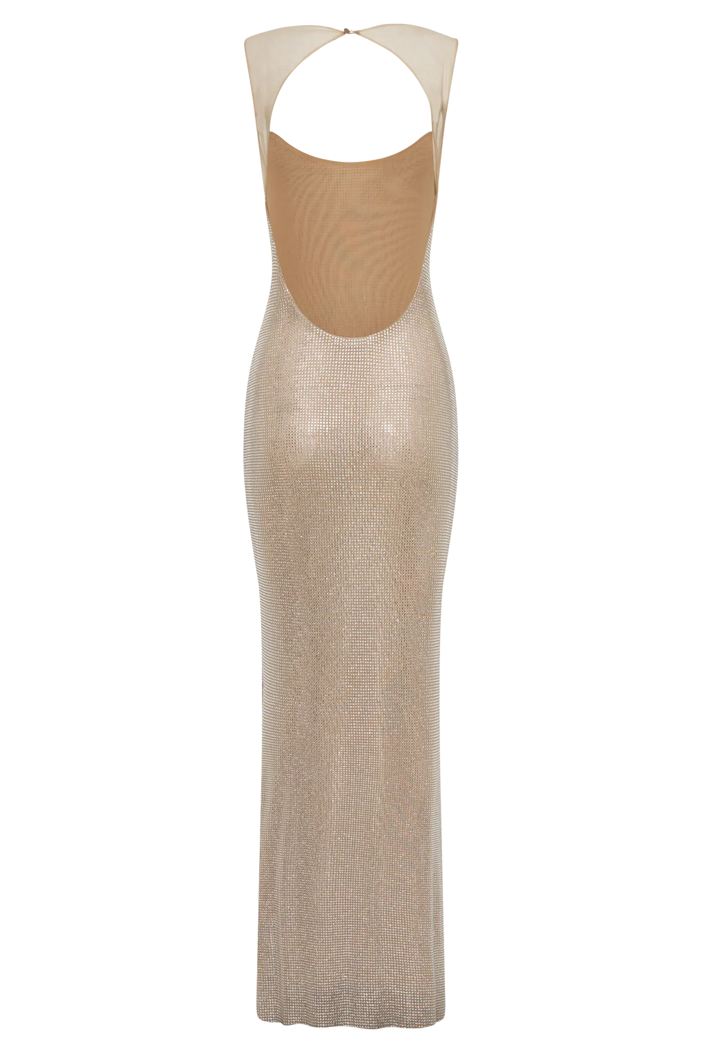 Damen Abendkleid mit Glitzer und Spaghettiträgern