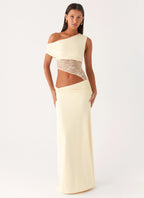 Maxikleid mit A-Linien-Rock