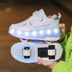 FlashRider Leuchtende Rollschuh-Sneakers – Ideal für Kinder mit Lichterspektakel