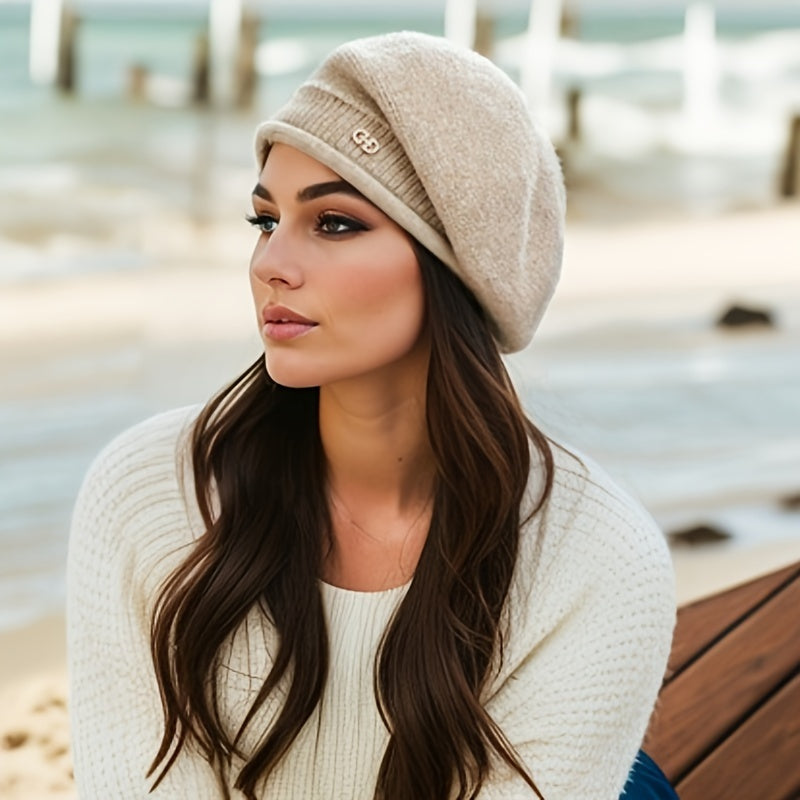 Chic gestricktes Beret für Damen – Eleganz sowie Wärme für den Winter