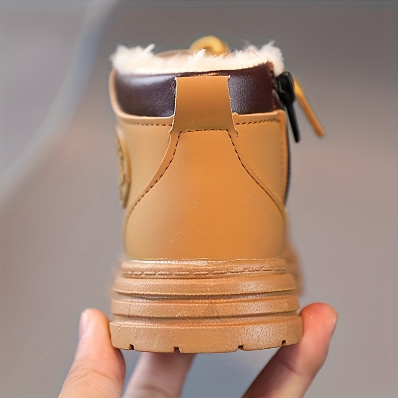 Modisch Fleece Stiefel für Jungen - Warm und Wasserdicht