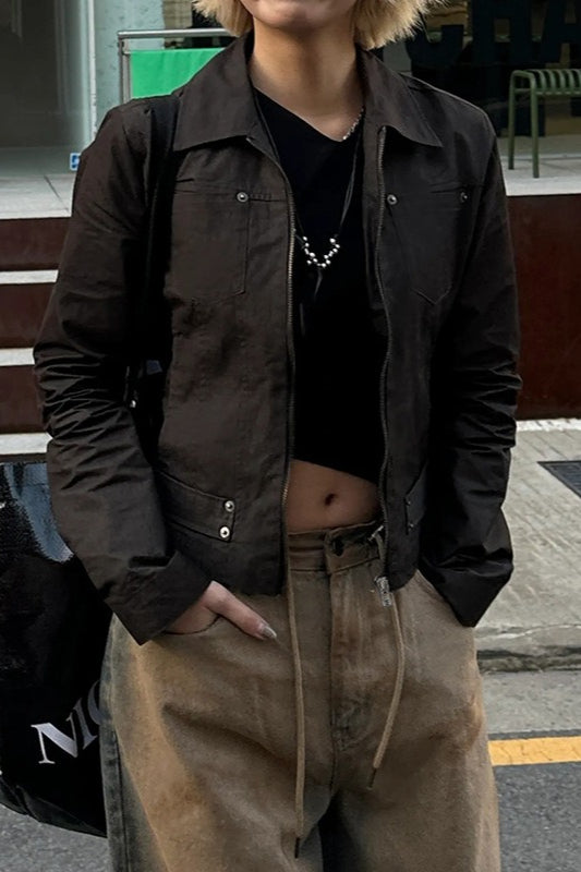 Jacke mit Reißverschluss