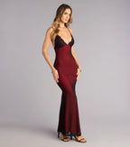 All – Spitzen-Maxikleid mit V-Ausschnitt und Korsett-Schnürung