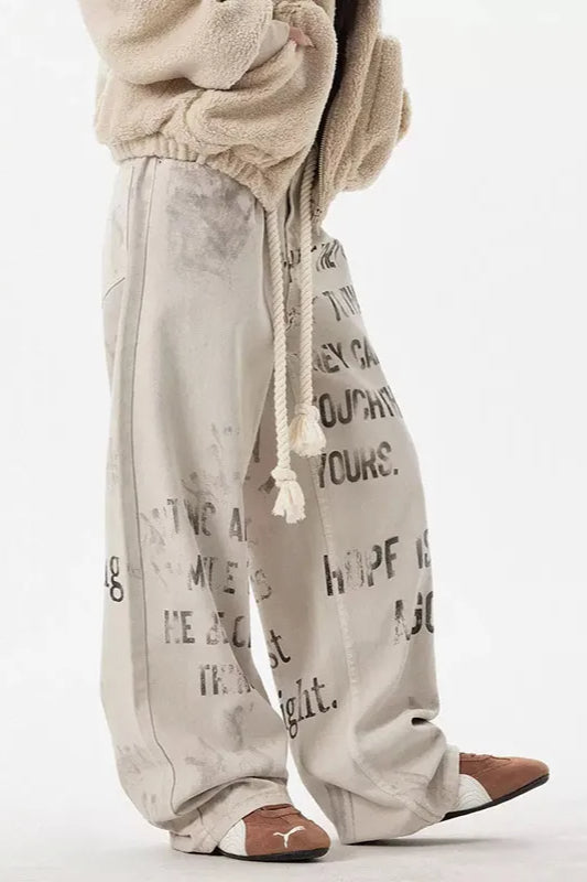 Jeans mit Denim in Aprikose
