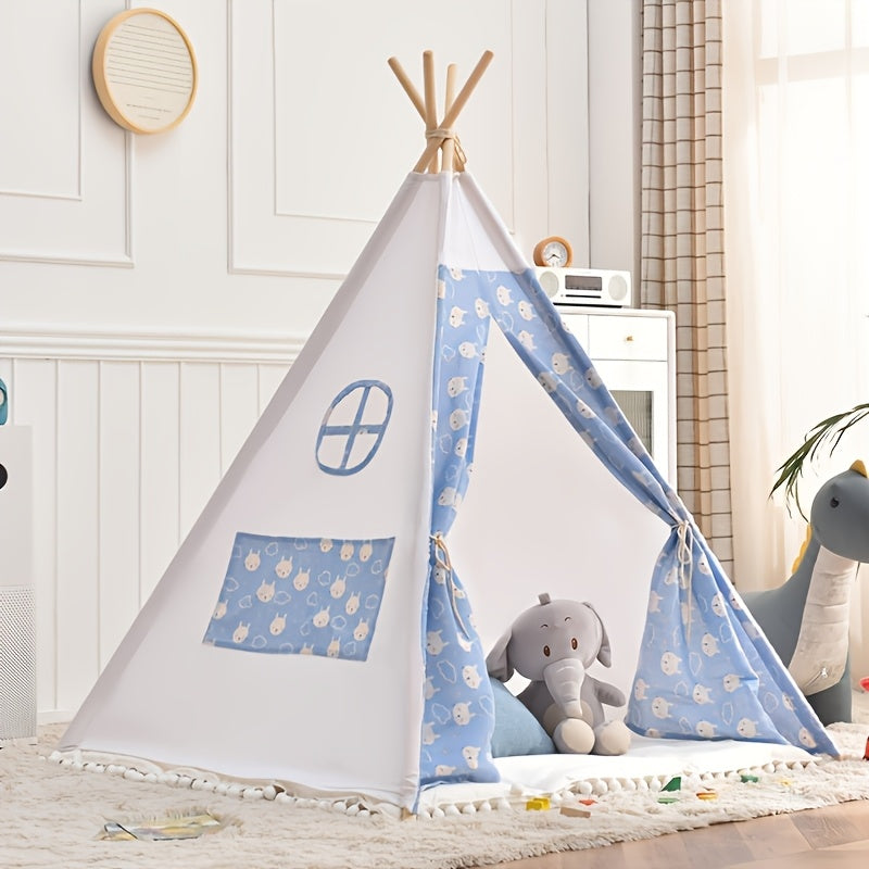 KiddieTipi Multifunktionales Tipi Zelt – Weiche Zelte für drinnen sowie draußen