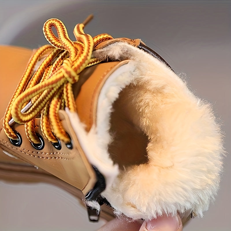 Modisch Fleece Stiefel für Jungen - Warm und Wasserdicht