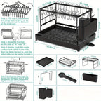 Verstellbare 2-lagige Abtropfschale – Nachhaltig und Funktional für Jede Küche
