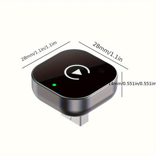 2-in-1 Drahtloser CarPlay & Android Auto Adapter: Plug & Play Schnell Verbunden