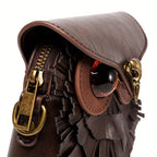 Steampunk Eule Mini Umhängetasche – Modisch und Funktional