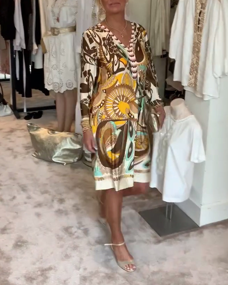 Vintage Vibe Kleid – Elegant sowie bequem für jede Gelegenheit