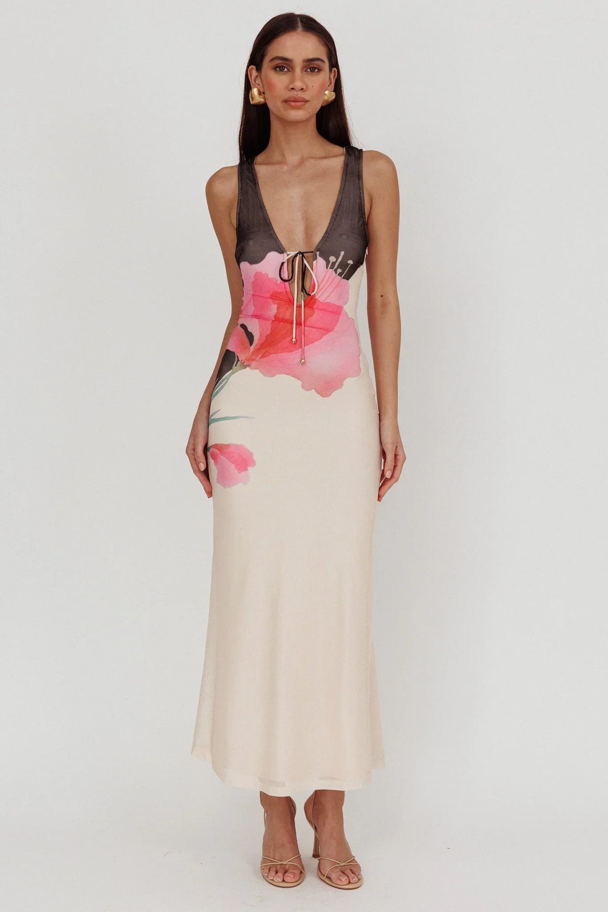 Cinders – Maxikleid mit Blumenmuster