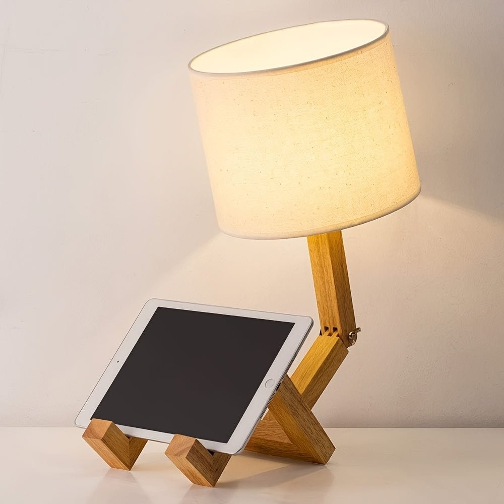 Moderne Holz Tischlampe – Flexibles Design sowie Stimmungsvolle Beleuchtung
