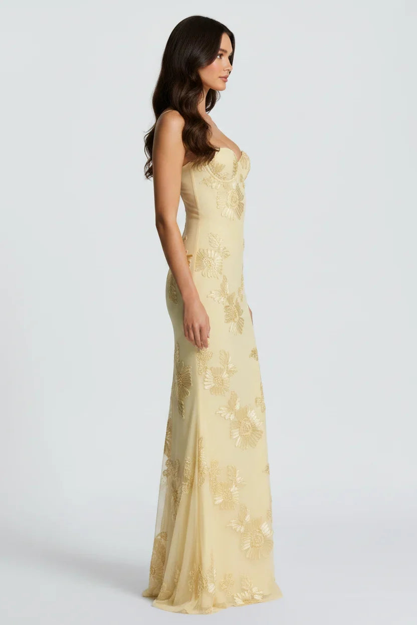 Maxikleid mit Blumenmuster