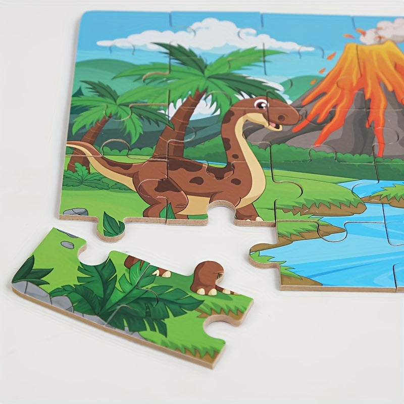 Pädagogisches Dinosaurierpuzzle – Für kreatives Lernen sowie Spielspaß