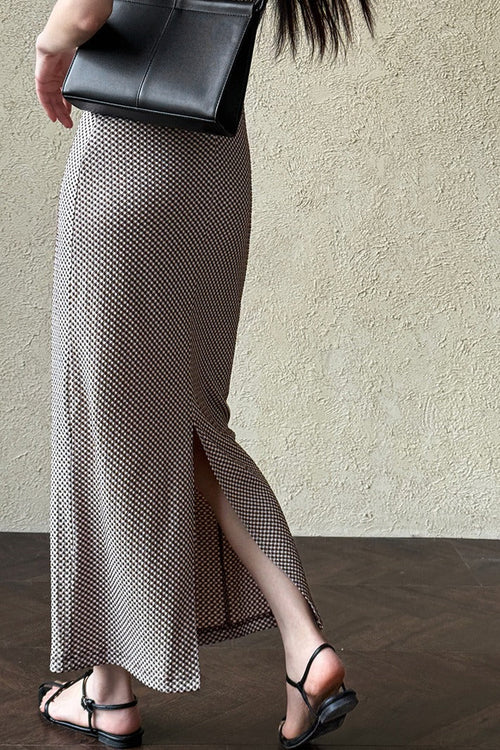 Ärmelloses Maxikleid in Grau
