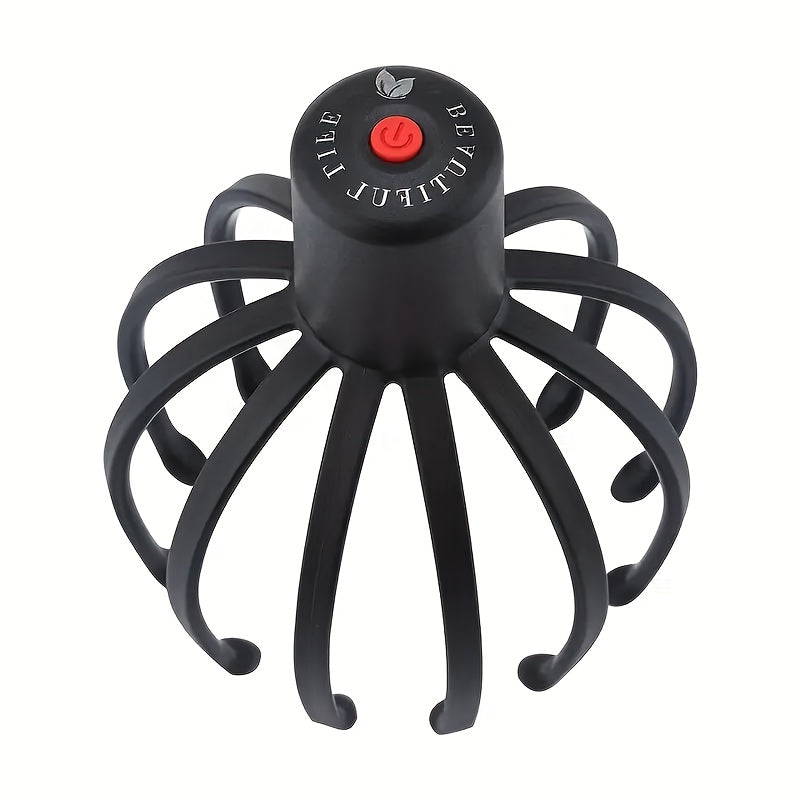 Elektrische Octopus Kopfhautmassager – USB Aufladbar und Platzsparend