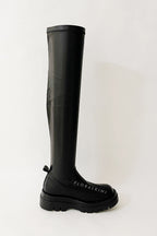 Overknee-Stiefel in Lederoptik