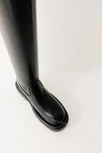 Overknee-Stiefel in Lederoptik