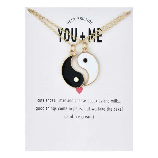 Yin-Yang Freundschaftskette – Ideal für eine Ausgeglichene Freundschaft am Valentinstag