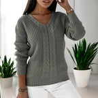 Klassischer Strickpullover