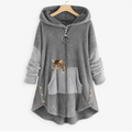 Ultraweicher und warmer Plüsch-Kapuzenpullover